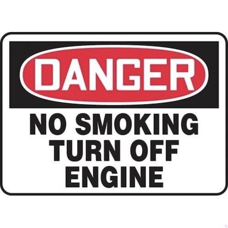 Accuform OSHA DANGER SAFETY SIGN NO SMOKING MSMK052VS MSMK052VS
